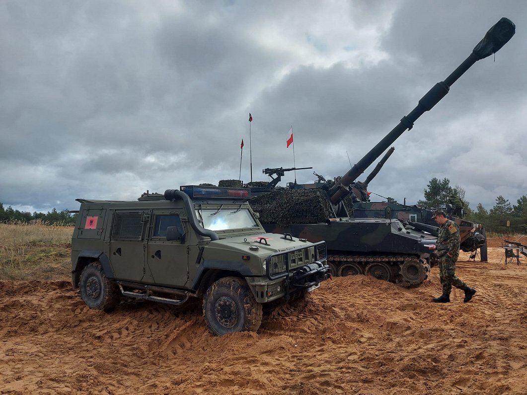 International military exercise “Solar Eclipse IV” is held at the Ādaži ...