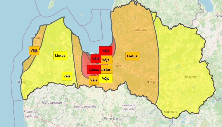 Red alert: storms, flood, rain expected in Latvia | The Baltic Word